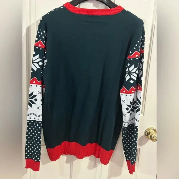 NWT Buddy the Elf Men’s XL Ugly Christmas Sweater - Picture 3 of 8